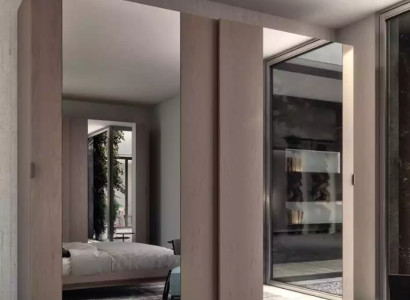 Wardrobe Luxury Design Sleep Room Cabinets Clothes Wood Wardrobe